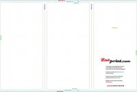 Printing Templates  Zoeprint for 8.5 X11 Brochure Template