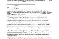 Professional Sublease Agreement Templates  Forms ᐅ Template Lab with Free Commercial Sublease Agreement Template