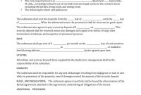 Professional Sublease Agreement Templates  Forms ᐅ Template Lab within Sublease Commercial Agreement Template