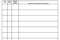Project Status Report Template Excel Download Filetype Xls With Nice pertaining to Construction Daily Progress Report Template