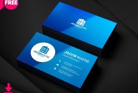 Real Estate Business Card Psd Free Real Estate Business Card intended for Calling Card Psd Template