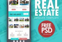 Real Estate Emailer Template Psd  Psdfreebies in Real Estate Brochure Templates Psd Free Download