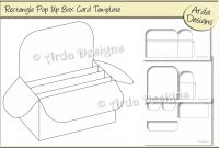 Rectangle Pop Up Box Card Cu Template Graphicarda Designs regarding Pop Up Box Card Template