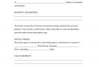 Rental Agreement  Fillable Printable Pdf  Forms  Handypdf inside Yearly Rental Agreement Template