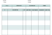Rental Invoicing Template with regard to Invoice Template For Rent