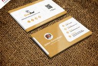 Restaurant Chef Business Card Template Free Psd  Psdfreebies regarding Visiting Card Psd Template Free Download