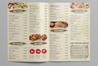 Restaurant Menu Templates With Creative Designs within Free Cafe Menu Templates For Word