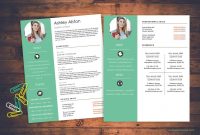 Resume  Cv Template Cover Letter For Ms Word Creative Resume in How To Make A Cv Template On Microsoft Word