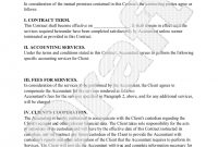 Sample Bookkeeping Contract Form Template  Bookkeeping Business in Client Service Agreement Template