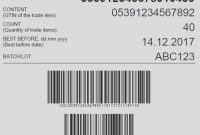 Sample Gs Pallet Label Layout With A Serial Shipping Container in Pallet Label Template