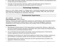 Sample Resume For An Experienced Computer Programmer  Monster in Writing Business Cases Template