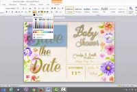 Save The Date Card Template In Ms Word  Youtube with regard to Save The Date Templates Word