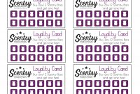 Scentsy Loyalty Card …  Scentsy In … with Scentsy Business Card Template