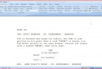 Script Wizard Software  Scriptwizard Screenplay Formatting Software with Microsoft Word Screenplay Template