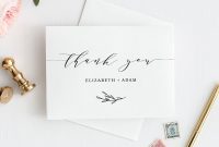 Selfediting Thank You Template Folded Thank You Note Card regarding Thank You Note Cards Template
