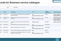 Service Catalogue  Objectgears inside Business Service Catalogue Template