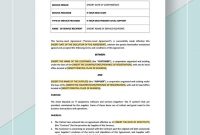 Service Level Agreement  Agreement Templates  Designs within Supplier Service Level Agreement Template