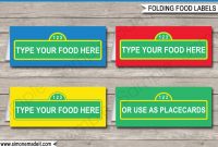Sesame Street Party Food Labels  Place Cards  Sesame Street Theme throughout Sesame Street Banner Template