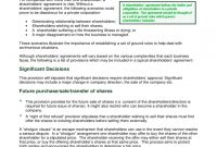 Shareholder Agreement   Free Templates In Pdf Word Excel Download with Unanimous Shareholder Agreement Template