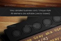 Side Business Card Template For Ableton Push Producers And Dj¡¯s in Push Card Template