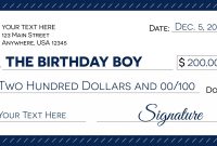 Signage   Giant Check Uses And Templates  Signs Blog for Large Blank Cheque Template