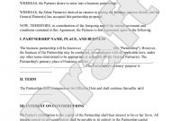 Silent Partnership Agreement Template With Sample  Partnership in Joint Account Agreement Template