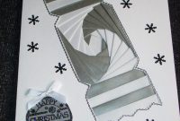 Silver Christmas Cracker Iris Fold Card  Iris Folding Cards And intended for Iris Folding Christmas Cards Templates