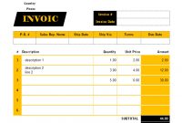 Singapore Gst Invoice Template Sales intended for Singapore Invoice Template