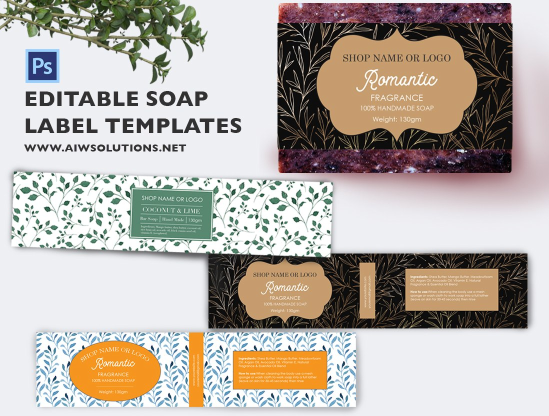 Soap Label Template Id Aiwsolutions With Ingredient Label Template 10