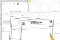 Social Media Template Bundle Instagram Snapchat  Twitter within Book Report Template In Spanish
