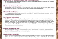 Special Education Mediationualr William H Bowen School Of Law in Mediation Outcome Agreement Template