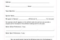 Sponsorship Agreement Example   Best Of Sponsorship Agreement within Sports Sponsorship Agreement Template