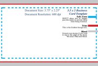Standard Business Card Blank Template Photoshop Template Design with Blank Business Card Template Psd