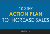 Step Action Plan To Increase 'offline' Sales – Templates Forms with Business Plan To Increase Sales Template