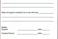 Steps To Creating Behavior Contracts For Challenging Students regarding Good Behavior Contract Templates