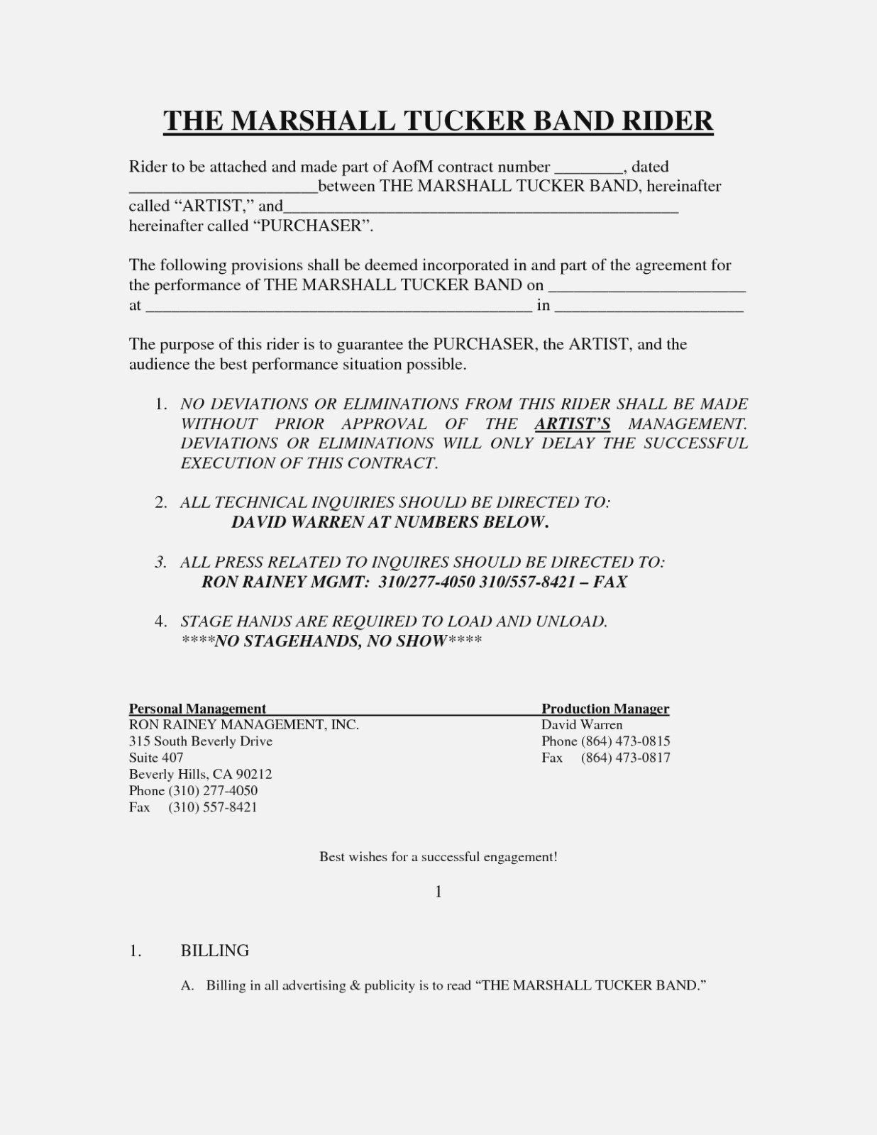 Talent Management Contract Template Awesome Artist Agreement And with Talent Management Agreement Template
