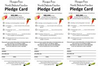 Template Church Pledge Card  Savethemdctrails inside Free Pledge Card Template