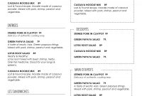Template Ideas Free Printable Restaurant Menu Templates Id intended for Free Printable Restaurant Menu Templates