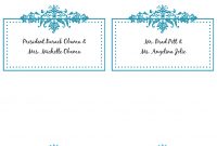 Template Ideas Place Card Free Cover  Magnificent Name Download pertaining to Table Place Card Template Free Download