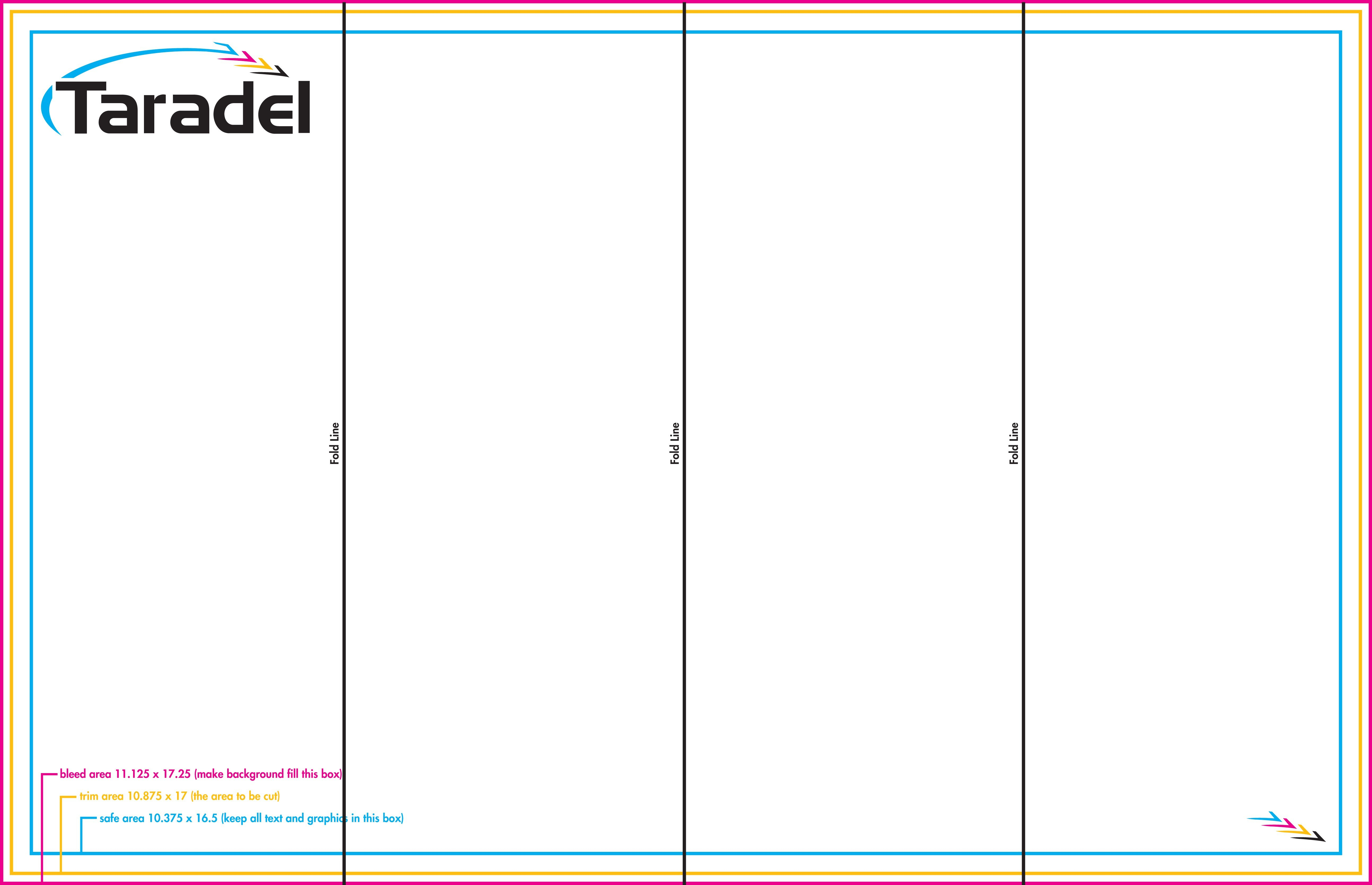 Template Quad Fold Brochure  Savethemdctrails within Quad Fold Brochure Template
