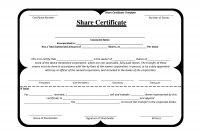 Template Share Certificate Rbscqiv  Share Certificate  Pinterest in Template For Share Certificate