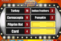 Thanksgiving Family Feud Trivia Powerpoint Game  Mac And Pc regarding Family Feud Powerpoint Template With Sound