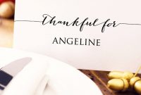 Thanksgiving Place Card Template Seating Cards Template  Etsy inside Thanksgiving Place Cards Template