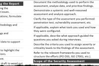 Tips For Creating A Strong Cybersecurity Assessment Report in Information Security Report Template