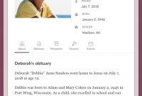 Top Free Obituary Templates  Ever Loved intended for Fill In The Blank Obituary Template