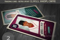 Trading Card Graphics Designs  Templates From Graphicriver with regard to Baseball Card Template Psd