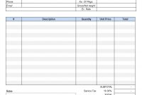 Transportation Invoice within Trucking Company Invoice Template