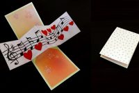 Twist And Pop Music Card  Pop Up Cardtemplate  Ezycraft  Youtube with Twisting Hearts Pop Up Card Template