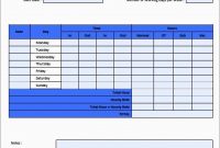 Unique Timesheet Invoice Template Free  Best Of Template in Timesheet Invoice Template Excel