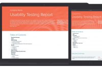 Usability Testing Report Template And Examples  Xtensio for Usability Test Report Template